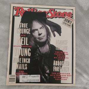Neil Young Rolling Stone Magazine 21 Januar 1993 - Bowie Nine Inch Nails Petty