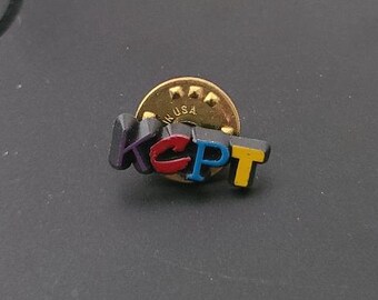 KCPT Television Kansas City MO Vintage Kavajnål