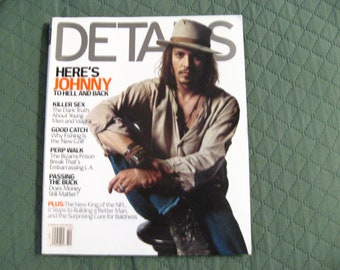 Details Magazine octobre 2001 Johnny Depp