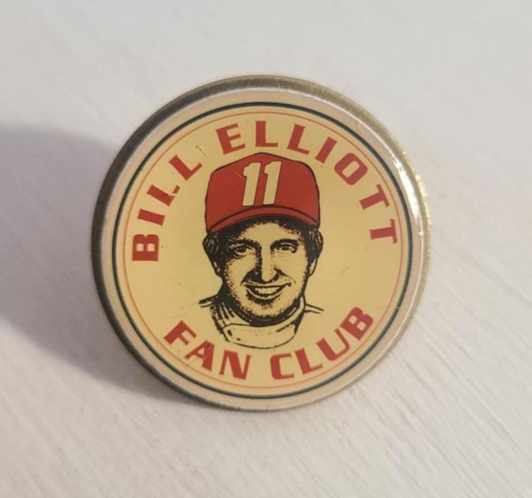 1998フランスCOLLECTOR PIN SET Bill Elliott Fan Club Vintage 1992 Lapel Pin - Number 11 Stock Car