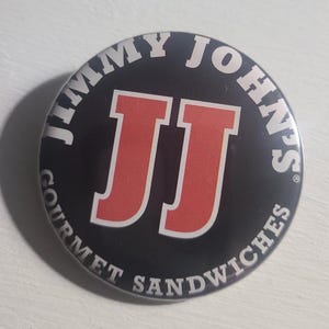 Espejo de bolsillo con lápiz labial JJ de Jimmy John's Gourmet Sandwiches - Promoción de restaurante