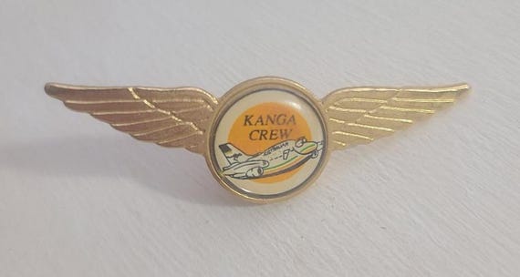 Australian Airlines Vintage Junior Pilot Stewardess Wings Pin