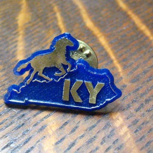 Kentucky Race Horse State Map Vintage Derby-reversspeld