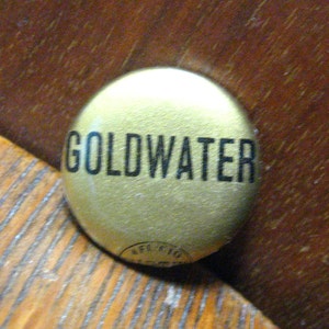 Barry Goldwater 1964 verkiezingscampagne knop