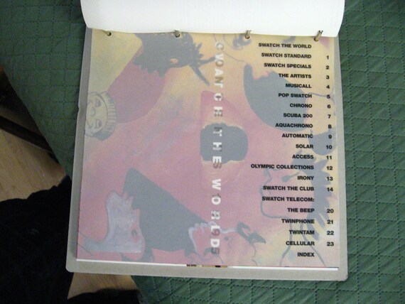 Swatch Watch Phones 1995-1997 Catalog Book - Etsy
