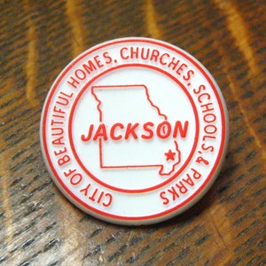 Jackson Mississippi Vintage Souvenir Anstecknadel