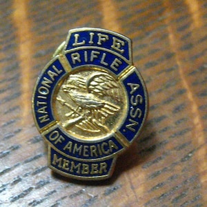 National Rifle Association Life Member Lapel Pin