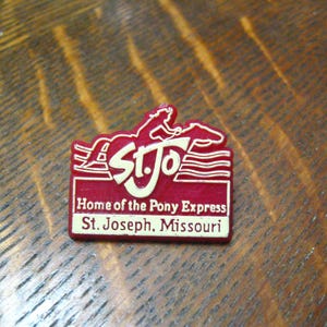 Saint St. Joseph MO Vintage Lapel Pin