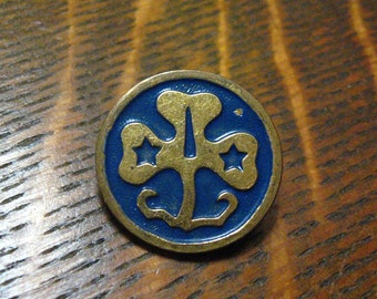 Vintage Girl Scouts Uniform Lapel Pin Badge