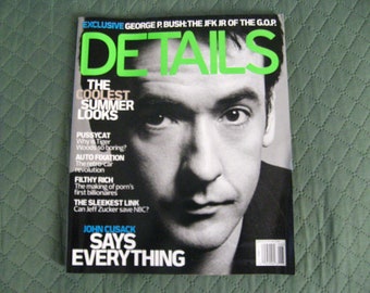 Details Magazine juin 2001 John Cusack