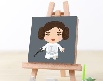 L staat voor Prinses Leia | Star Wars Alfabet, Star Wars Kwekerij, Star Wars Girls Art, Star Wars Gift, Baby Prinses Leia, Star Wars Rebel Art