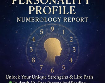 Life Path Numerology Reading – Personalized Personality & Soul Analysis – 30+ Page PDF