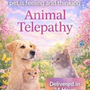 15 Minute Animal Communication Reading – Quick Pet Psychic Insight (PDF)
