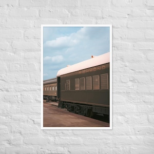 Vintage Richmond Train Car – Historic Virginia Railway Poster, Retro Travel Wall Art