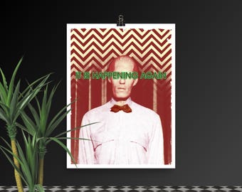 Es passiert wieder Twin Peaks inspiriertes Poster