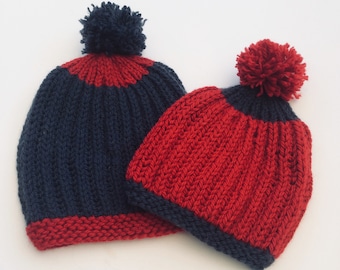 winter accessory gift for her hand knitted alpaca hat ladies beanie hat hand knit accessories pom pom hat Sprig Beanie hat