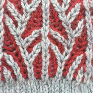 Hat Knitting Pattern , Brioche knit , unisex slouchy beanie pattern , knitting fashion pattern , hand knit gift for knitters , downloadable image 4