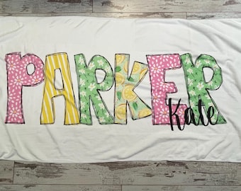Personalized Beach Towel