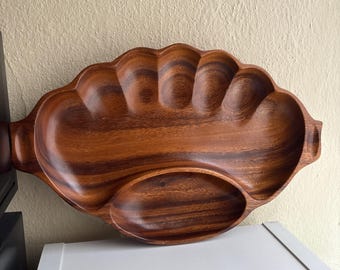 Vintage schaal met schelpen voor apen