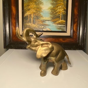 Vintage Brass Elephant