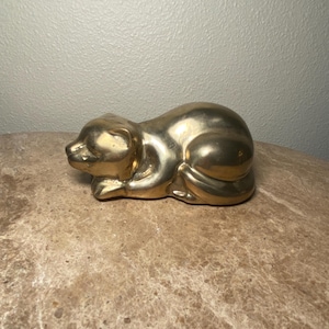 Vintage Brass Cat