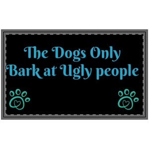 Dog-Themed Polyester Doormat for Pet Lovers | Funny Welcome Mat, Home Decor Gift for Dog Mom & Dad, Pet Owner Gift, Cute Entrance Rug