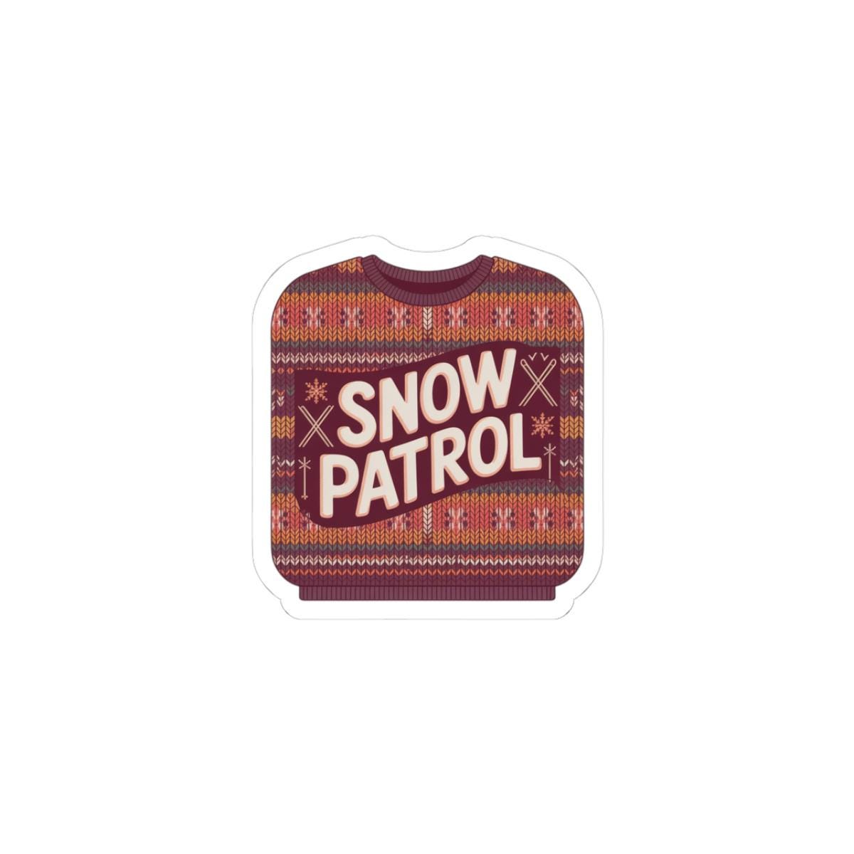 2x Ski Patrol Mountain Rescue Oval Stickers – Free Shipping