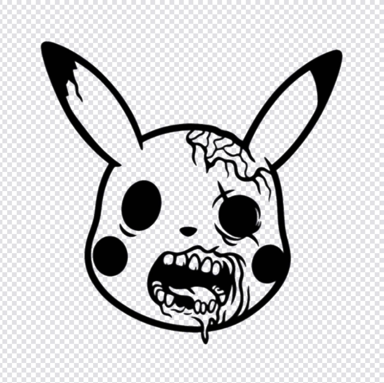 Zombie Pikachu - Etsy