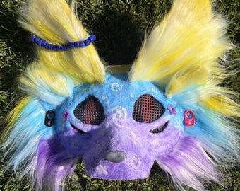 Mythisch wezen Therian/Furry/Quadrobist gezichtsmasker!