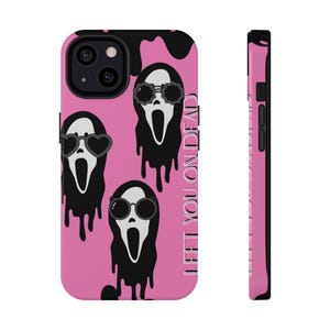 Pretty In Panic - Scream inspired phone case, Spooky Season iPhone case, Trendy