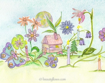 Sweet Housewarming, Tiny House Lover, Card or Photographic Art Print