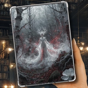 Fae Queen Kindle Insert | Ancient Forest Court | Dark Romantasy Fantasy Art (Digital Download)