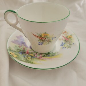 Vintage Fine Bone China set &quot;Meadowside&quot;