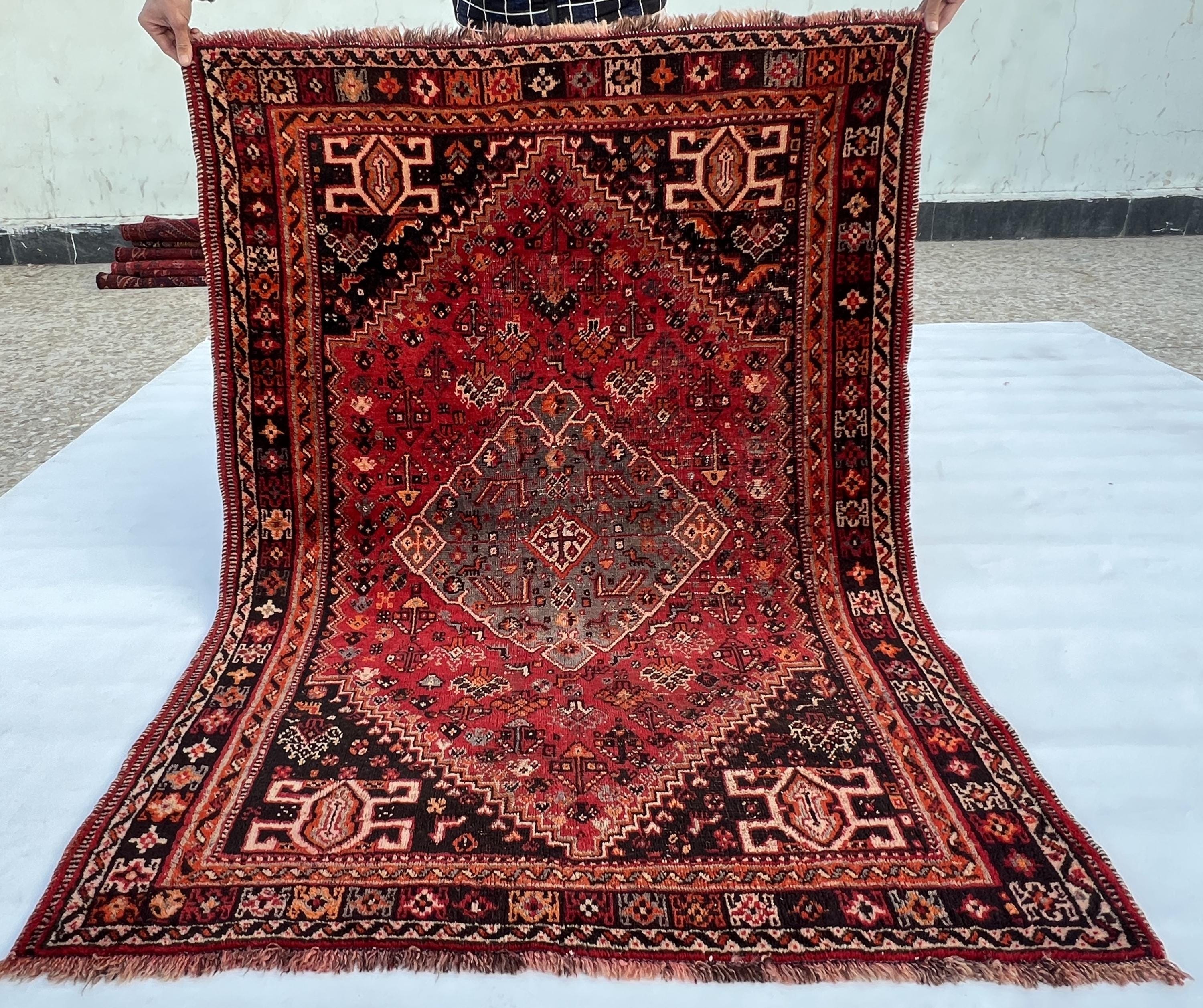 Qashqai Shiraz Rug - Etsy Canada