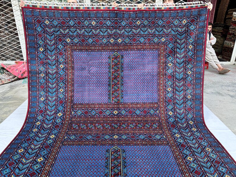 Handmade Parda Rug 8x12 - High Quality Afghan Tribal Area Rug ...