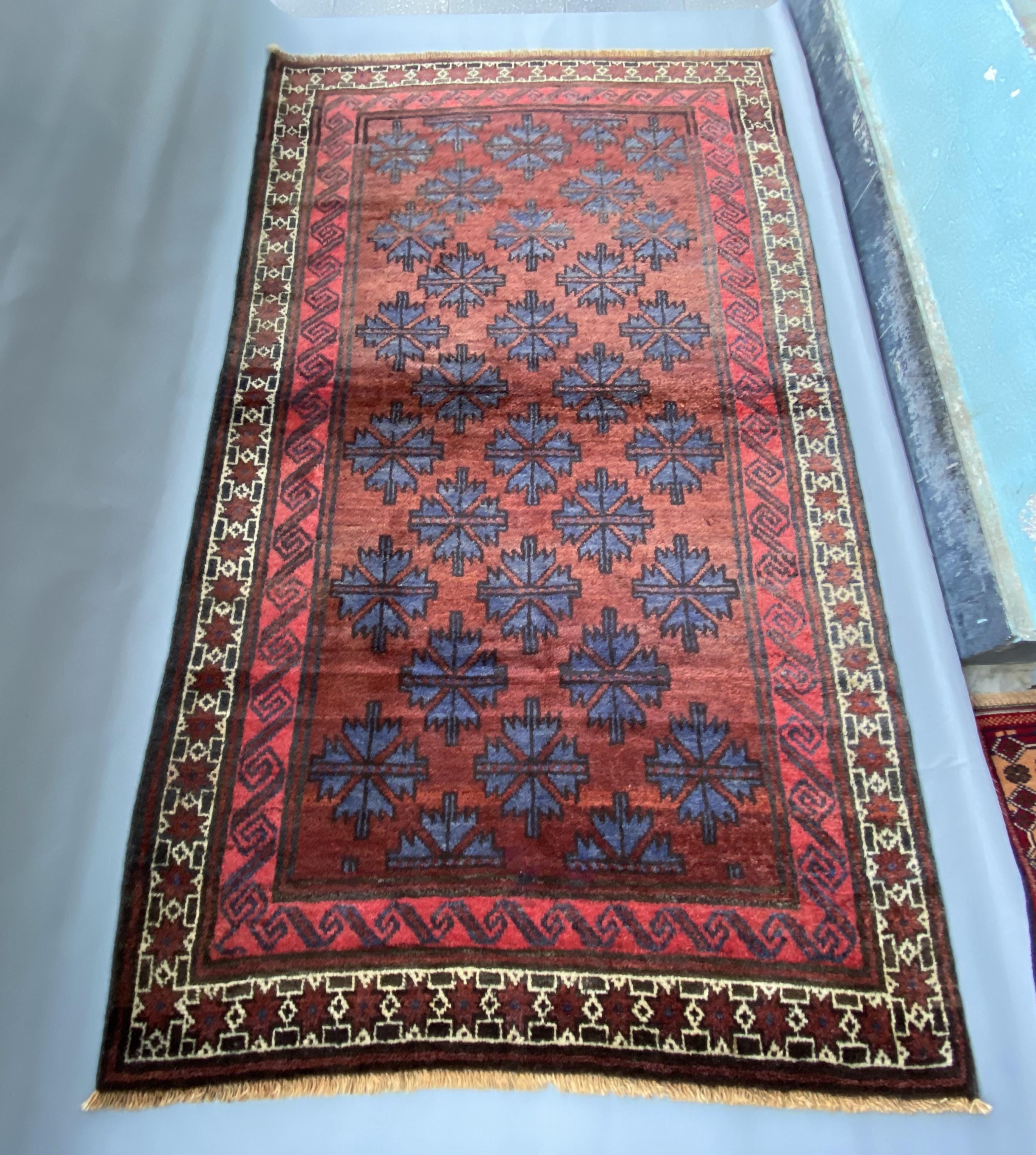 ラグ Taimani baluch rug Baluch Afghan Taimani Tribe, 40″x50″, D0920 – DECORUM
