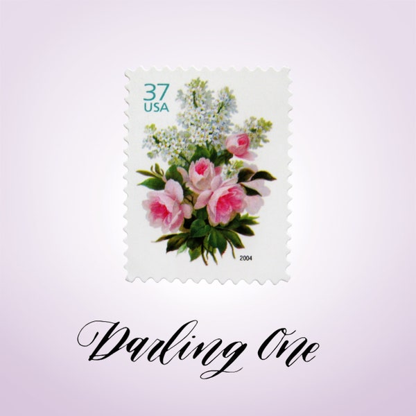 Set of 10 Garden Bouquet Stamps 37c unused USPS vintage postage floral