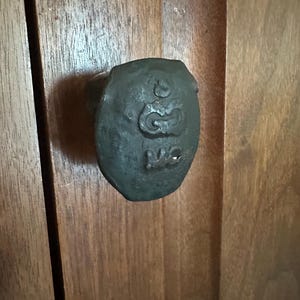 Rustic Cabinet Knob – Reclaimed Metal Drawer Pull – Industrial Rustic Hardware – Handmade Knobs for Cabinets