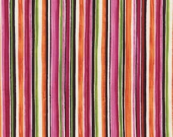 Timeless Treasures - Tribeca Multi Stripe aquarelle Maya C4324-vendu par 1/2 verges