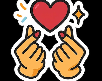 TikTok Sticker- Fingerhearts!