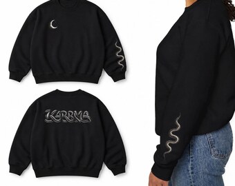 Karma Snake Gothic Sweatshirt