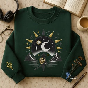 Tears of the Kingdom Zelda Embroidery Sweater, Hyrule Symbol Tee, Korok Crewneck, Zelda Gift, Various Colors, Hylian Sweatshirt, Game Shirt
