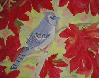 Original Watercolor Painting - Autumn