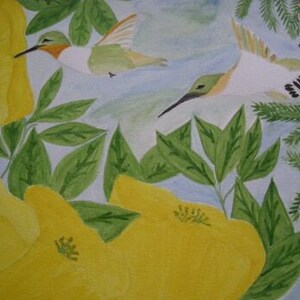 Original Watercolor Painting of Hummingbirds image 3