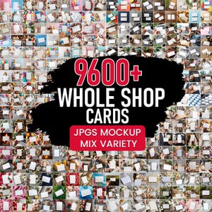 Card Mockup Mega Bundle | 9600+ JPGs (Digital Download)