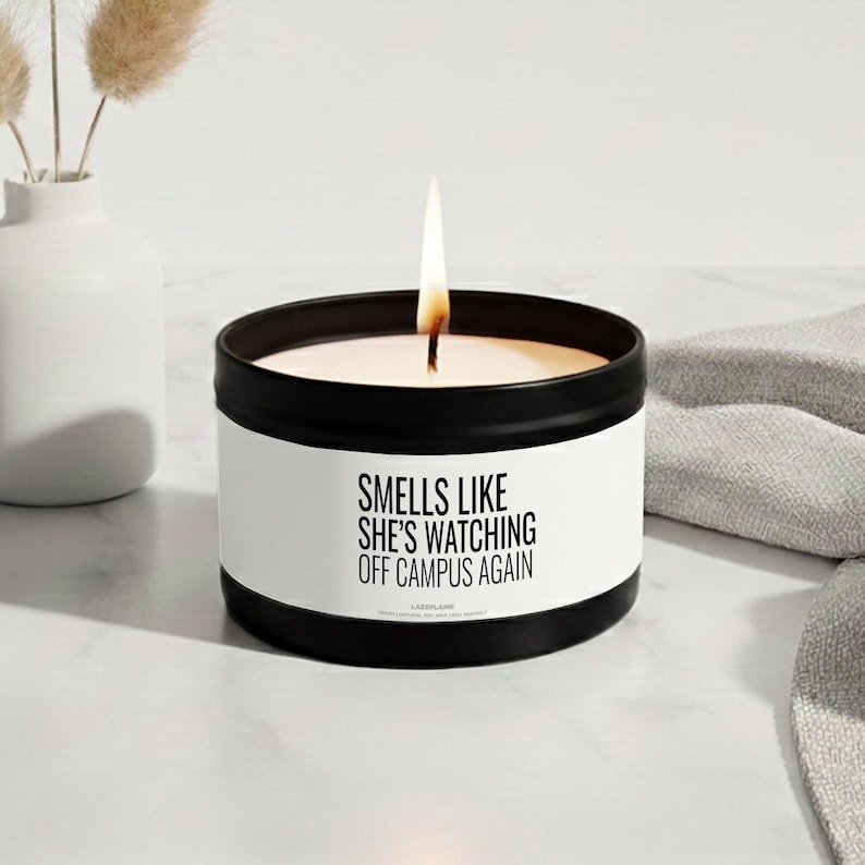 Off Campus Funny Candle For Book Readers, Off Campus Inspired, Book Reader Gift, Romantic Drama Gift For Her