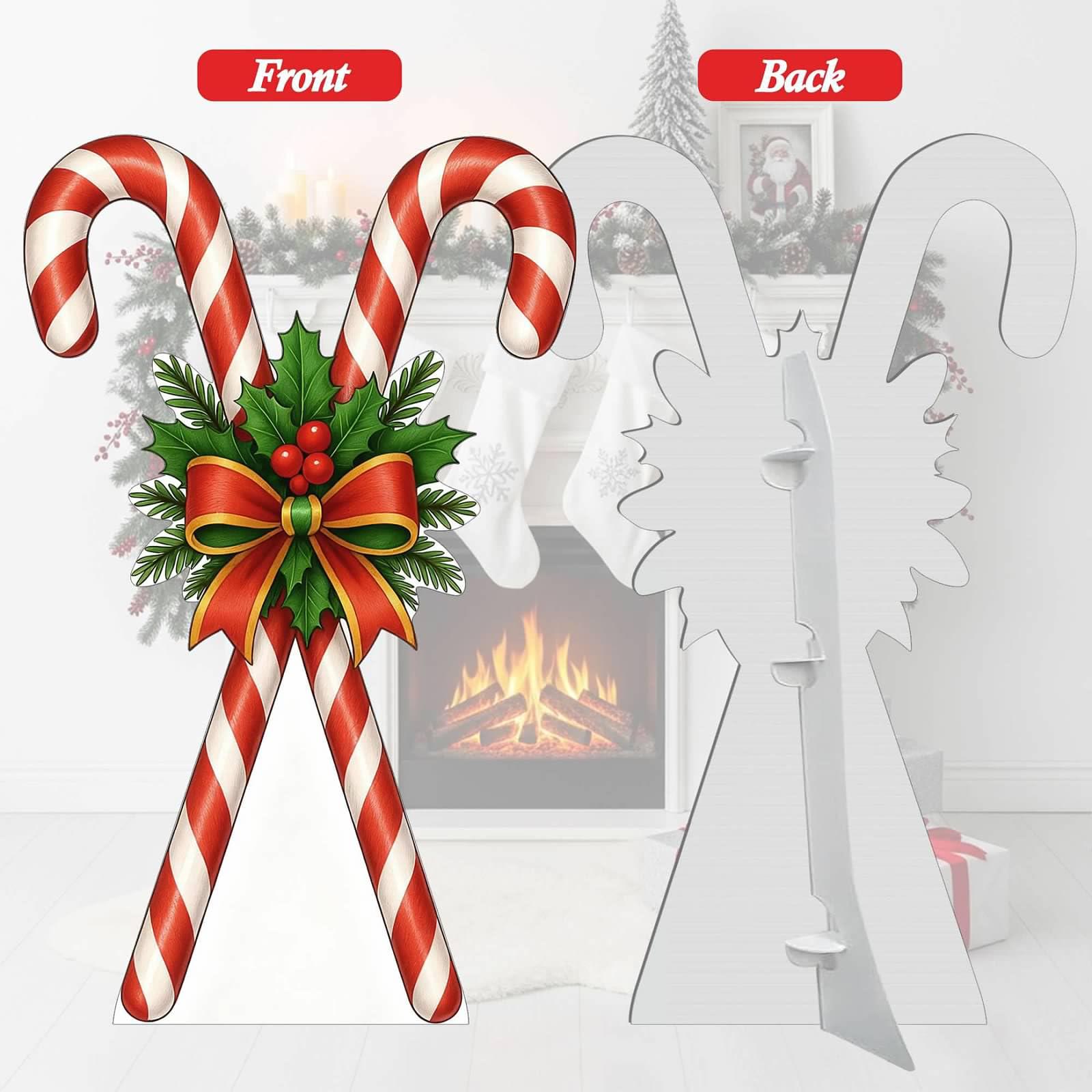 Christmas Cardboard Cutouts, 4mm Corrugated Plastic Standee Decorations