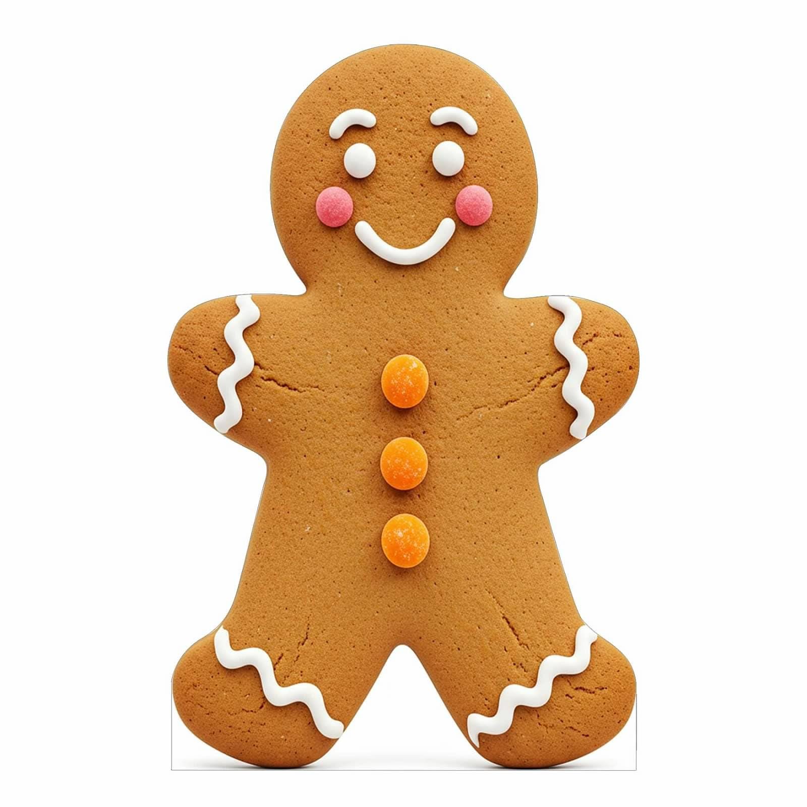 27 Christmas Yard Decorations for a Winter Wonderland Look 8 Life Size Gingerbread House Cutout, Gingerbread Man Yard Sign,…