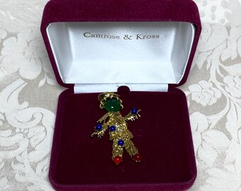 Camrose & Kross JBK Jacqueline Kennedy Signed Sunburst Clear