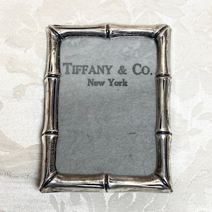 ＊訳ありVintage Tiffany Silver Bamboo Pierce Vintage Tiffany & Co. Sterling Silver Bamboo Photo Frame